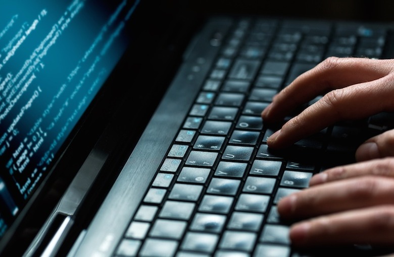 hacker shot keyboard