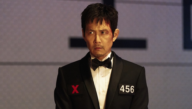 Lee Jung-jae as Seong Gi-hun in Squid Game.