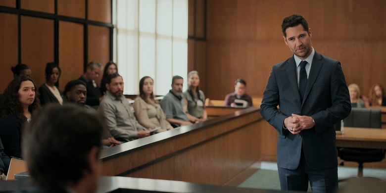 Manuel Garcia-Rulfo as Mickey Haller in The Lincoln Lawyer.