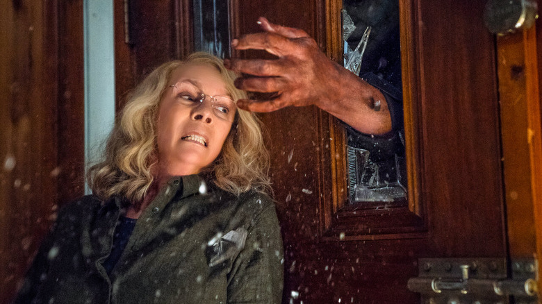 Jamie Lee Curtis in Halloween (2018).