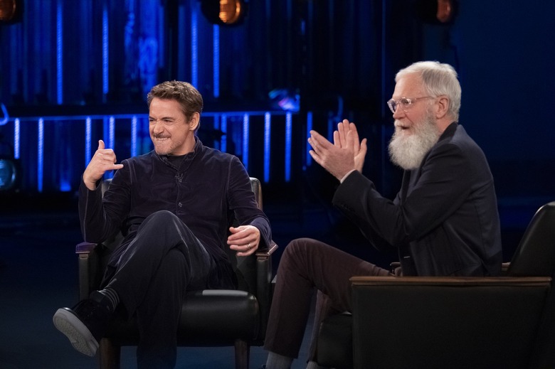 Robert Downey Jr. on My Next Guests Need No Introduction with David Letterman.