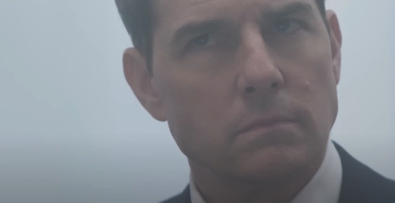 Ethan Hunt (Tom Cruise) in Mission: Impossible - Dead Reckoning Part One trailer.