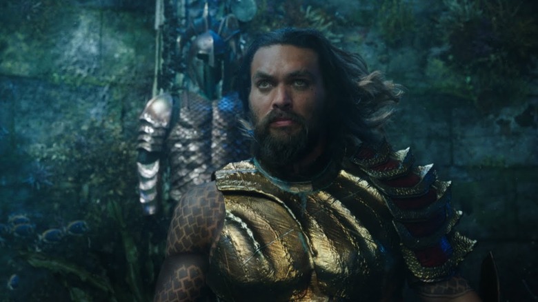 Jason Momoa as Aquaman.
