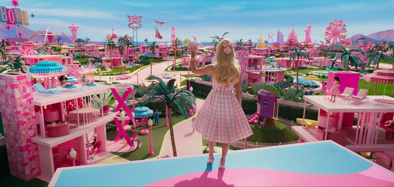 Margot Robbie as Barbie.