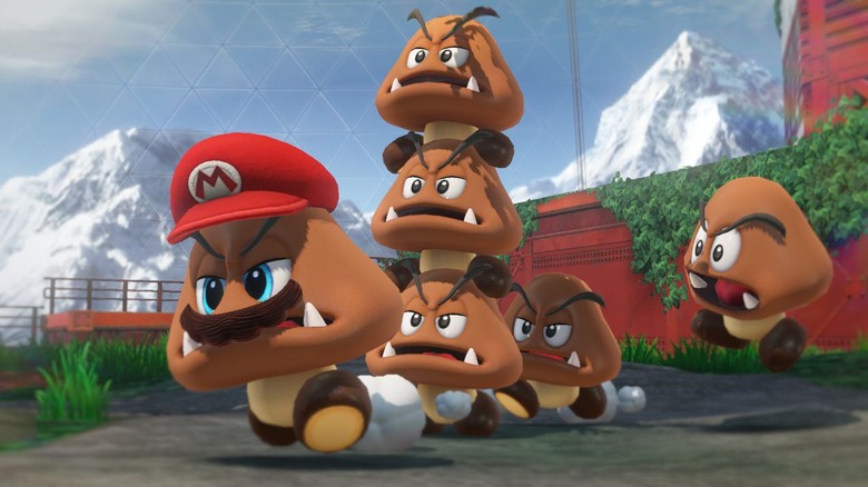 Super Mario Odyssey Goombas