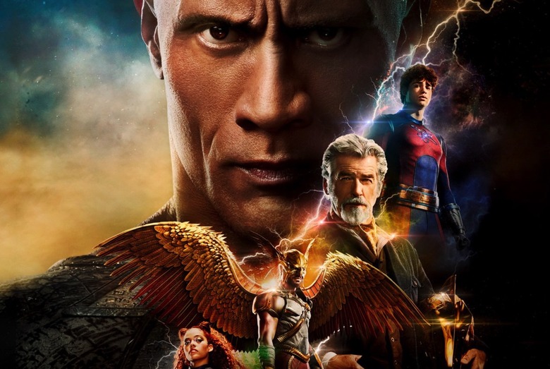 Black Adam movie poster.