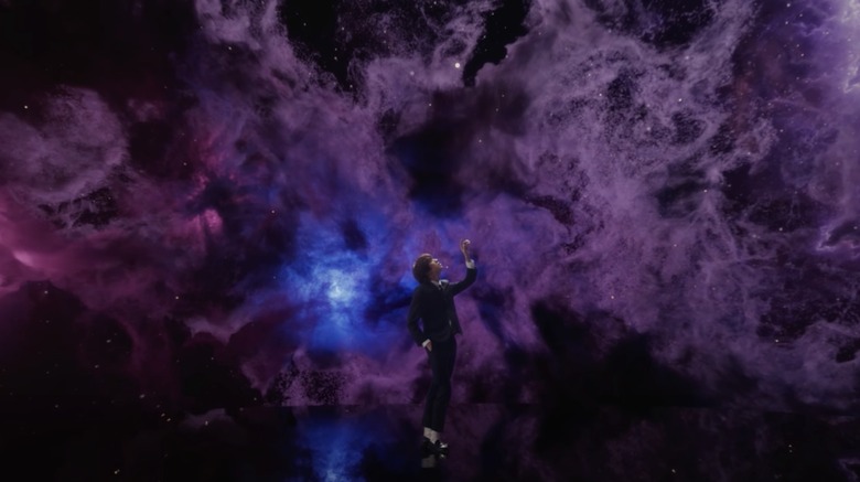 BTS member Jin in The Astronaut music video.