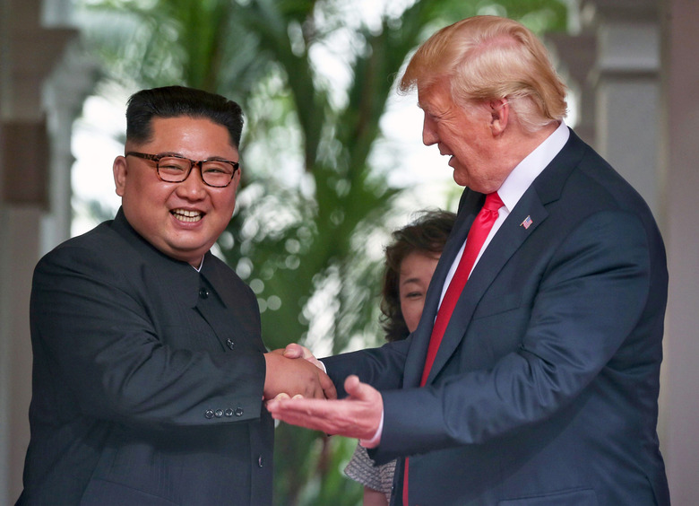 Kim Jong-un and Donald Trump
