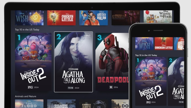 Disney+ added a new Top 10 Today list on its app.