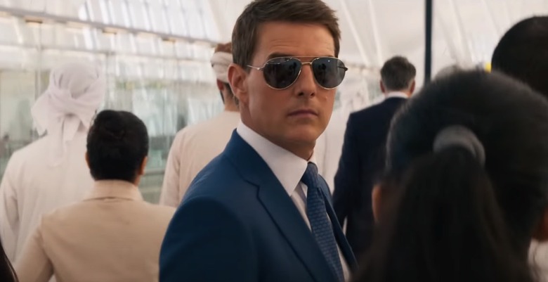 Ethan Hunt (Tom Cruise) in Mission: Impossible - Dead Reckoning Part One trailer.