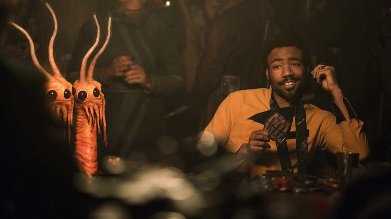 Donald Glover as Lando Calrissian in Solo: A Star Wars Story.