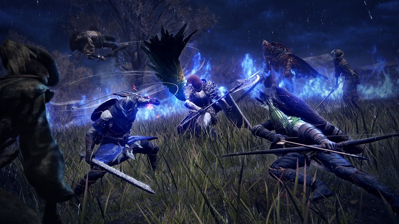 Boss fight in Elden Ring Nightreign.