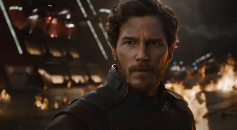 Peter Quill (Chris Pratt) in Guardians of the Galaxy Vol. 3 trailer 1.