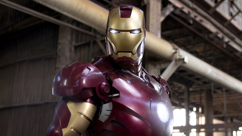 Robert Downey Jr. in Iron Man.