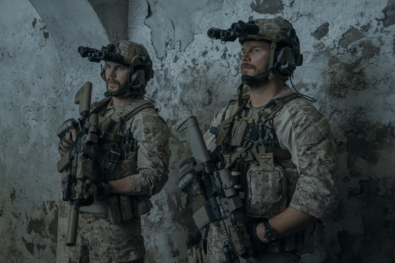 Taylor Kitsch and Chris Pratt in The Terminal List: Dark Wolf