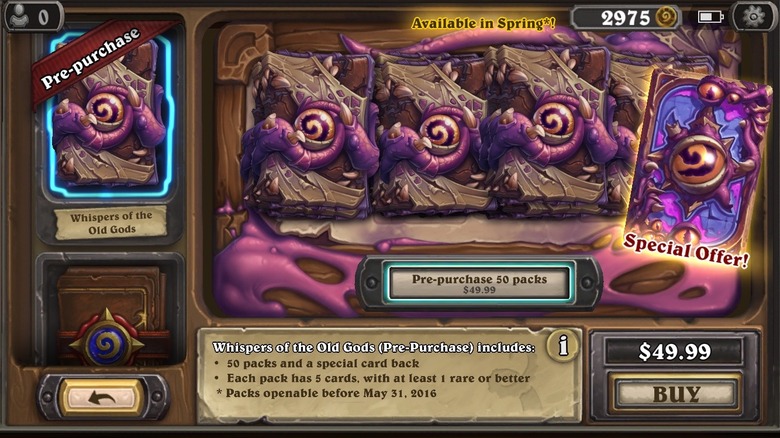 Hearthstone Whispers of the Old Gods