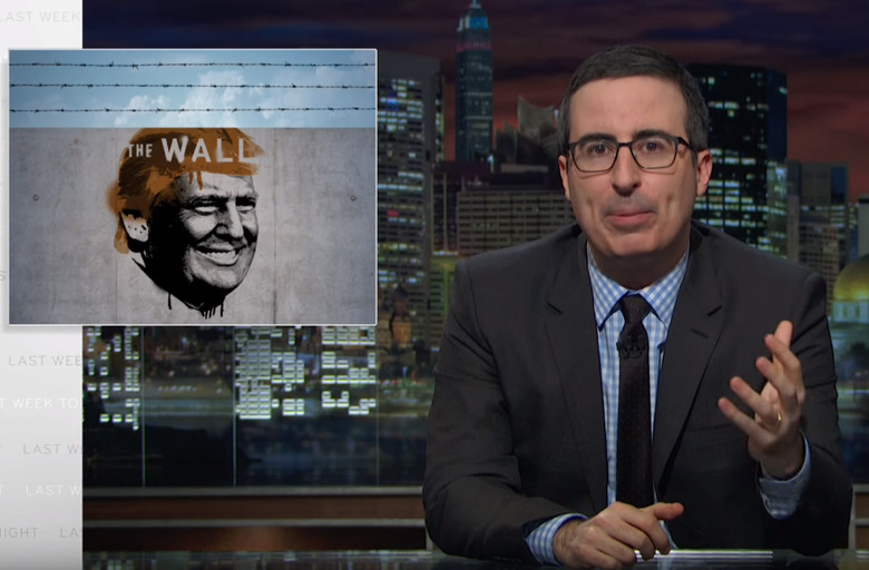 John Oliver Donald Trump Wall