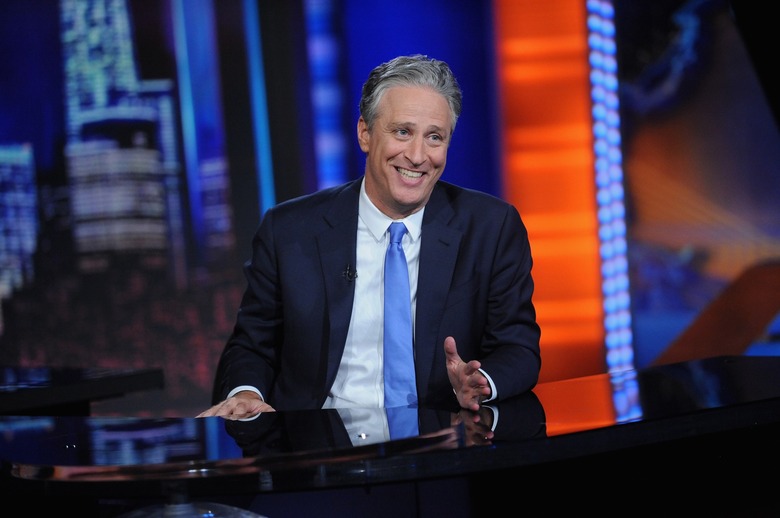 Jon Stewart is back as host of The Daily Show.