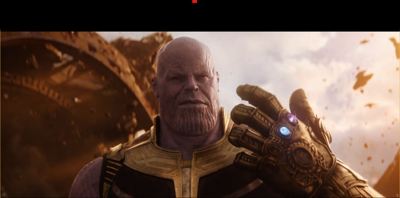 Thanos (Josh Brolin) in a scene from Avengers: Infinity War.