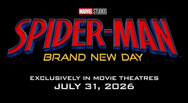 Spider-Man: Brand New Day logo.