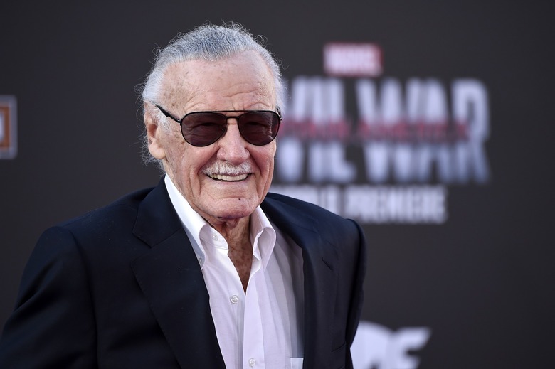 Stan Lee attends the premiere of Marvel's 