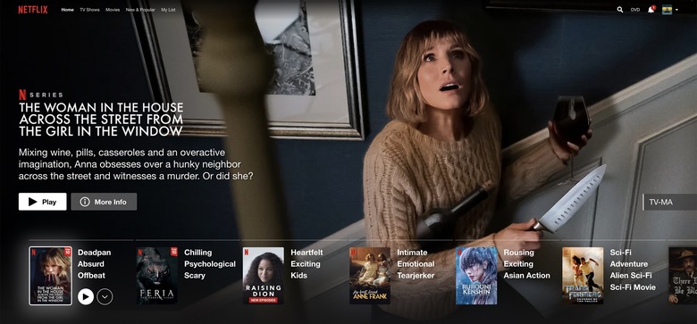 Netflix is testing a new redesign.