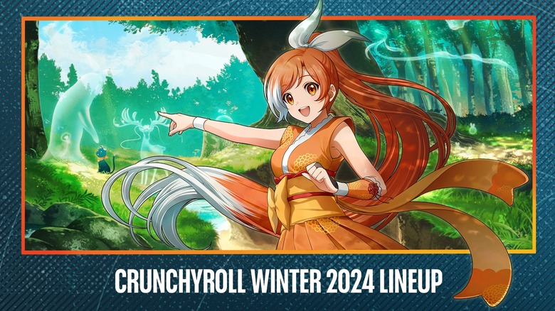 Crunchyroll's Winter 2024 lineup.