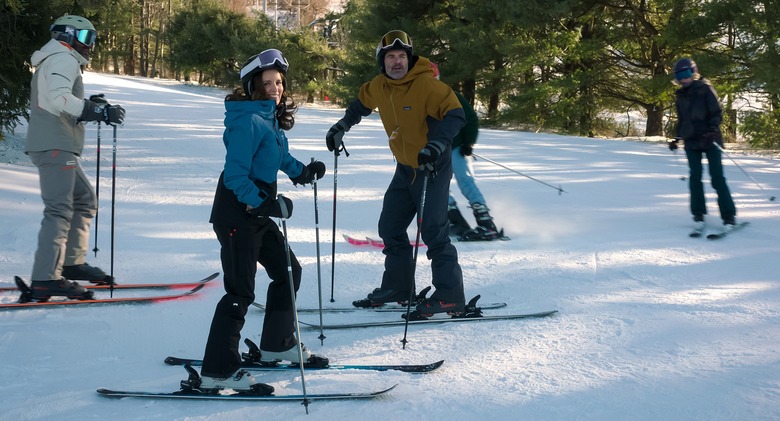 Tina Fey as Kate and Will Forte as Jack in The Four Seasons.