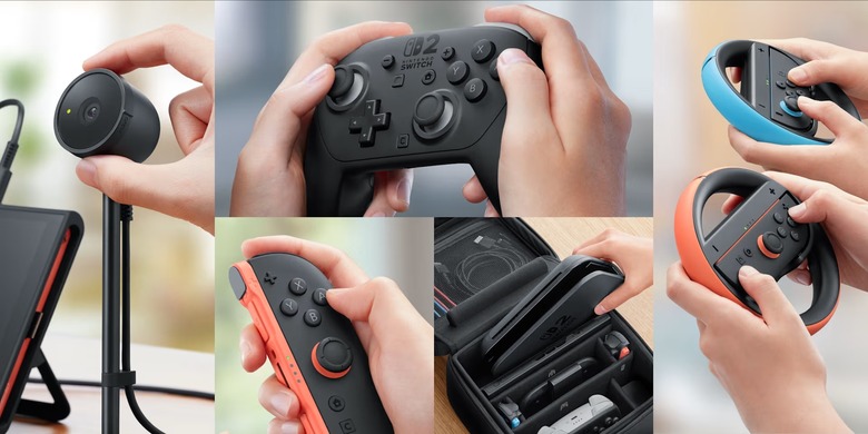 Accessories for the Nintendo Switch 2.