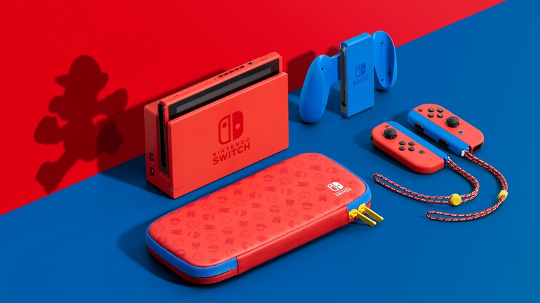 Nintendo Switch - Mario Edition console.