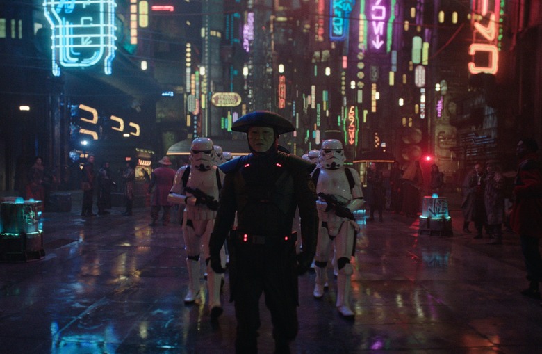 Fifth Brother (Sung Kang) and Stormtroopers in Lucasfilm's OBI-WAN KENOBI, exclusively on Disney+.