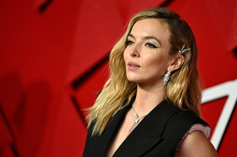 Jodie Comer, at the 2023 Fashion Awards