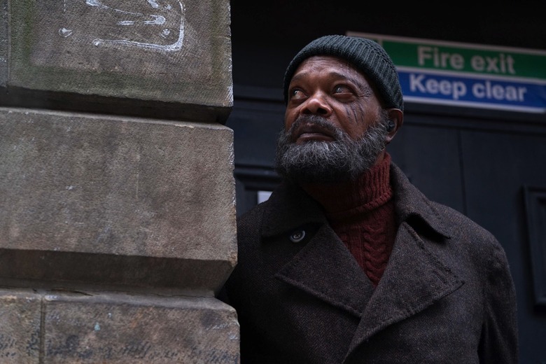 Nick Fury (Samuel L. Jackson) in Marvel's Secret Invasion.