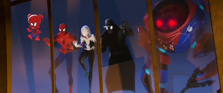 Spider-People in Spider-Man: Into the Spider-Verse.