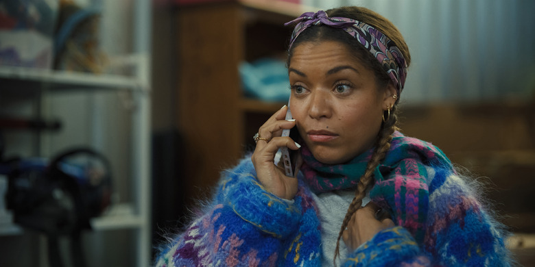 Antonia Thomas stars in comedy series “Still Up” debuting with the first three episodes on September 22, 2023 on Apple TV+.