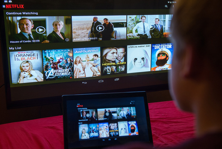 Netflix On TV and a Tablet