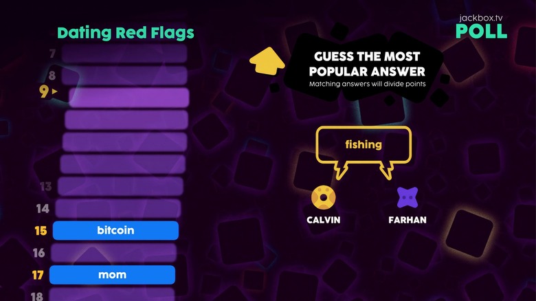 One of the games in The Jackbox Survey Scramble.
