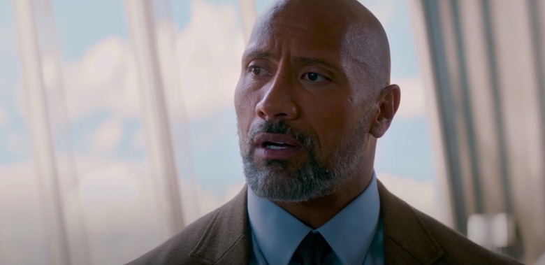 Dwayne Johnson still from 'Red Notice'