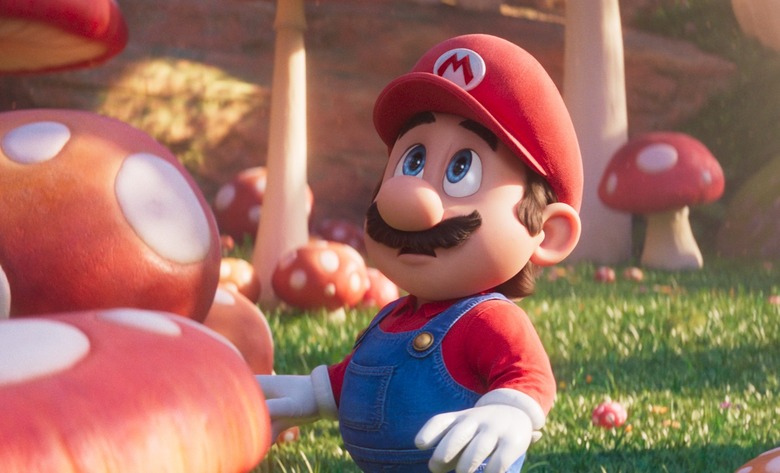 Chris Pratt as Mario in The Super Mario Bros. Movie.