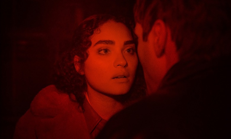 Brittany O’Grady as Shelby and James Morosini as Cyrus in It's What's Inside.
