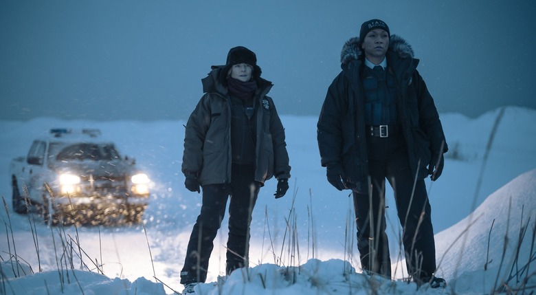Jodie Foster and Kali Reis in True Detective: Night Country.
