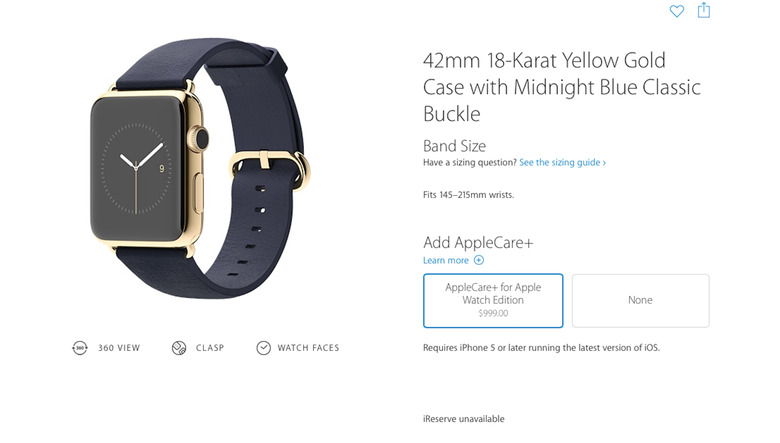 Apple Watch Edition AppleCare