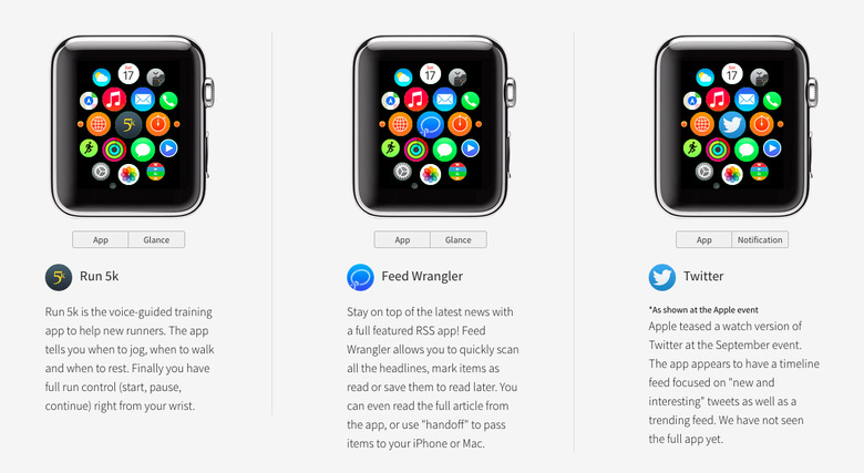 Apple Watch Apps Demo