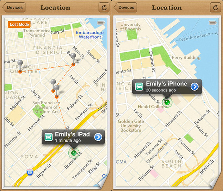 Find My iPhone Update