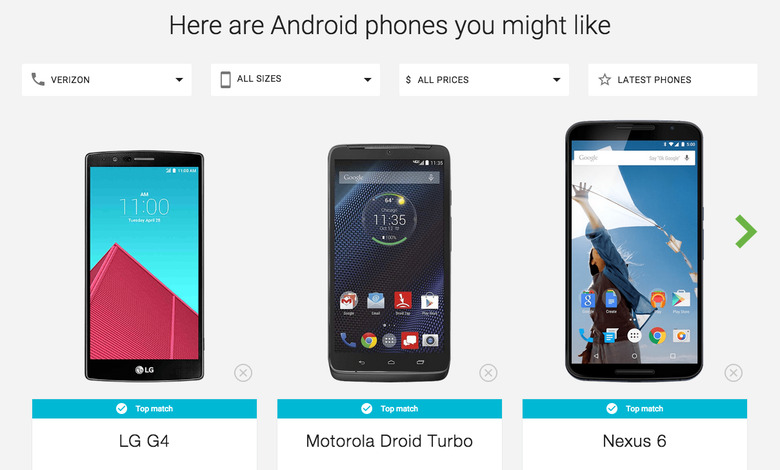 Android Phone Picker