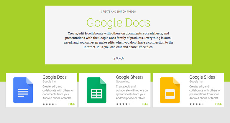 Google Docs Apps