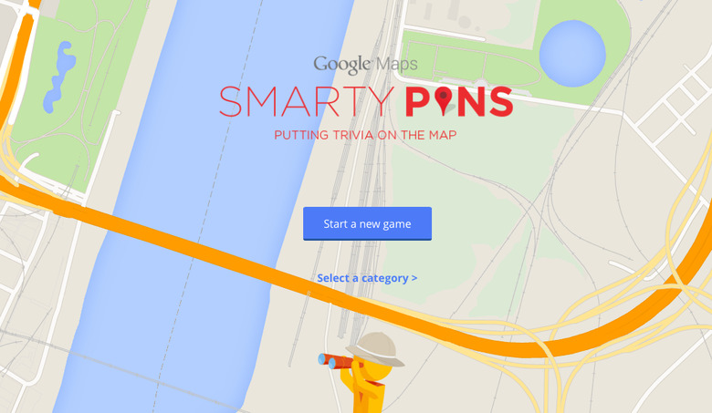 Smarty Pins Google Maps game