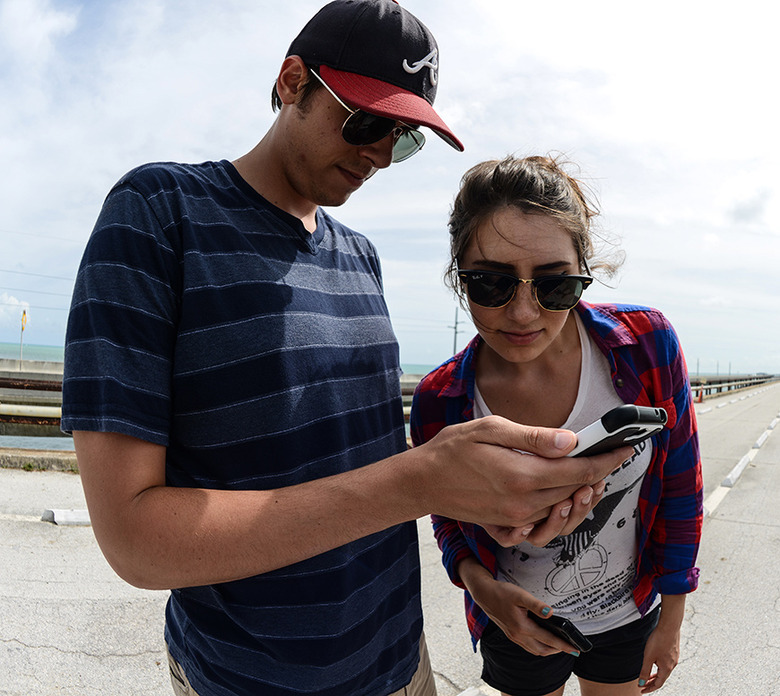 gazing-at-phone