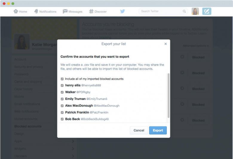 Twitter Block Lists