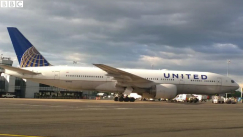 bbc-united-airlines-ireland-emergency-landing